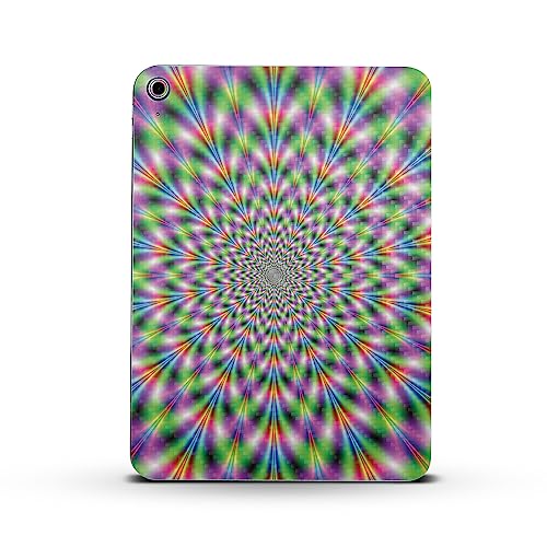 Image of MightySkins Carbon Fiber Skin Compatible with Apple iPad 10.9 inch 10th Gen (2022) Full Wrap Kit - Hypnosis | Protective, Durable Textured Carbon Fiber Finish | Easy to Apply | Made in The USA