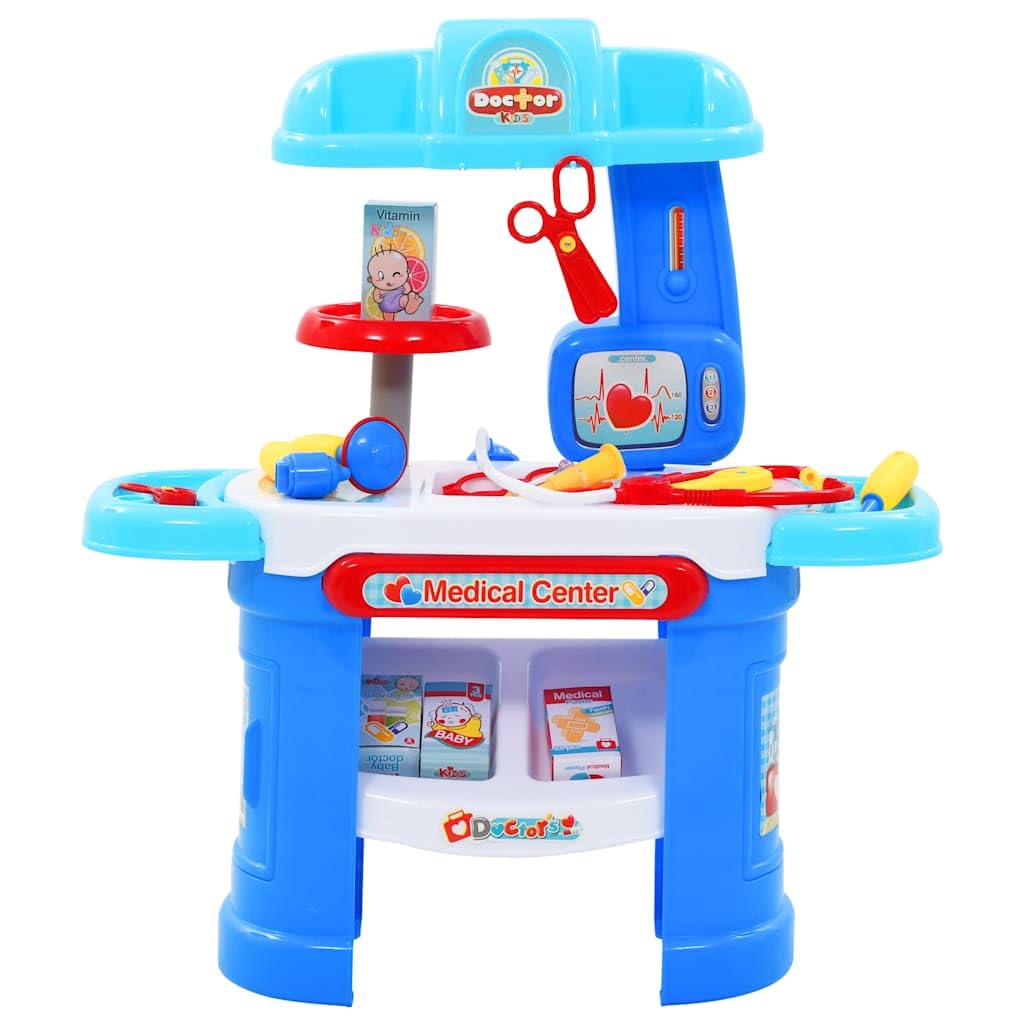 Juego de juegos médicos para niños, juego de rol para niños y niñas, 15 piezas, juego de rol con estetoscopio y accesorios
