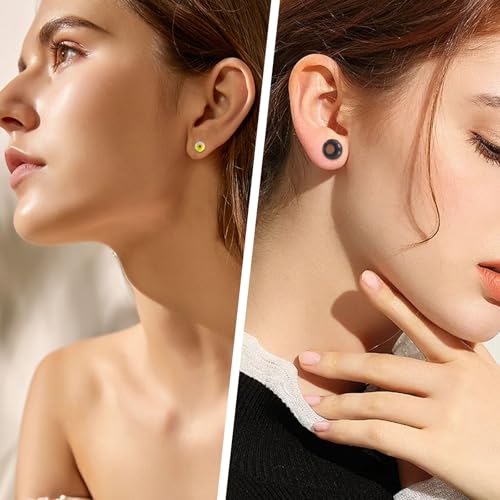 Uwiyo 20 Stück Silikon Flesh-Tunnel, Extra Weich und Flexibel Silikon Ohr Tunnel Plug Double Flared Ohr Expander Ohrplugs Piercing Schmuck für Männer Frauen, 4/5/6/8/10/12/14/16/18/20mm (Transparente)