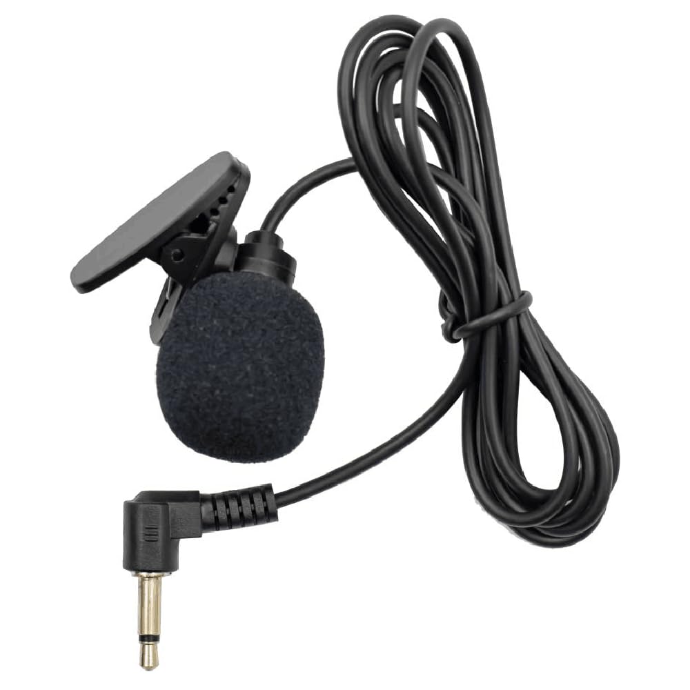 Micrófono Externo de Clip de 3,5 mm para autorradio, GPS y Reproductor de DVD.