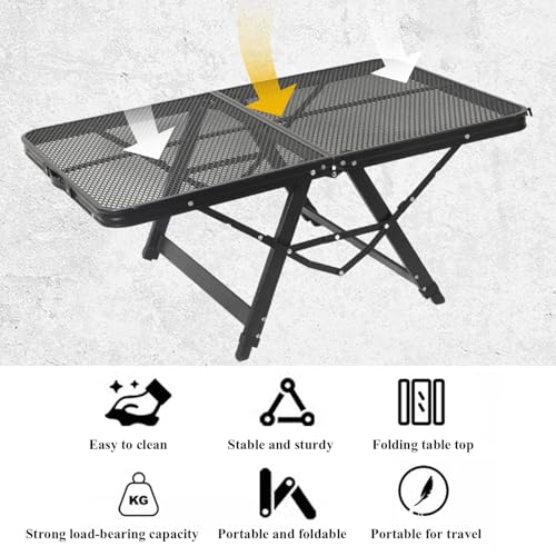 Table de barbecue portable Cact pliante et réglable en hauteur - 7