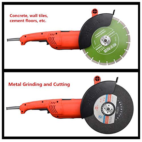 Toplionace 220V Große Winkelschleifer Multifunktionale Stoß Nutmaschine Betonwand Geschlitzte Stein Cutter 7,6cm 4300rpm – Bild 5