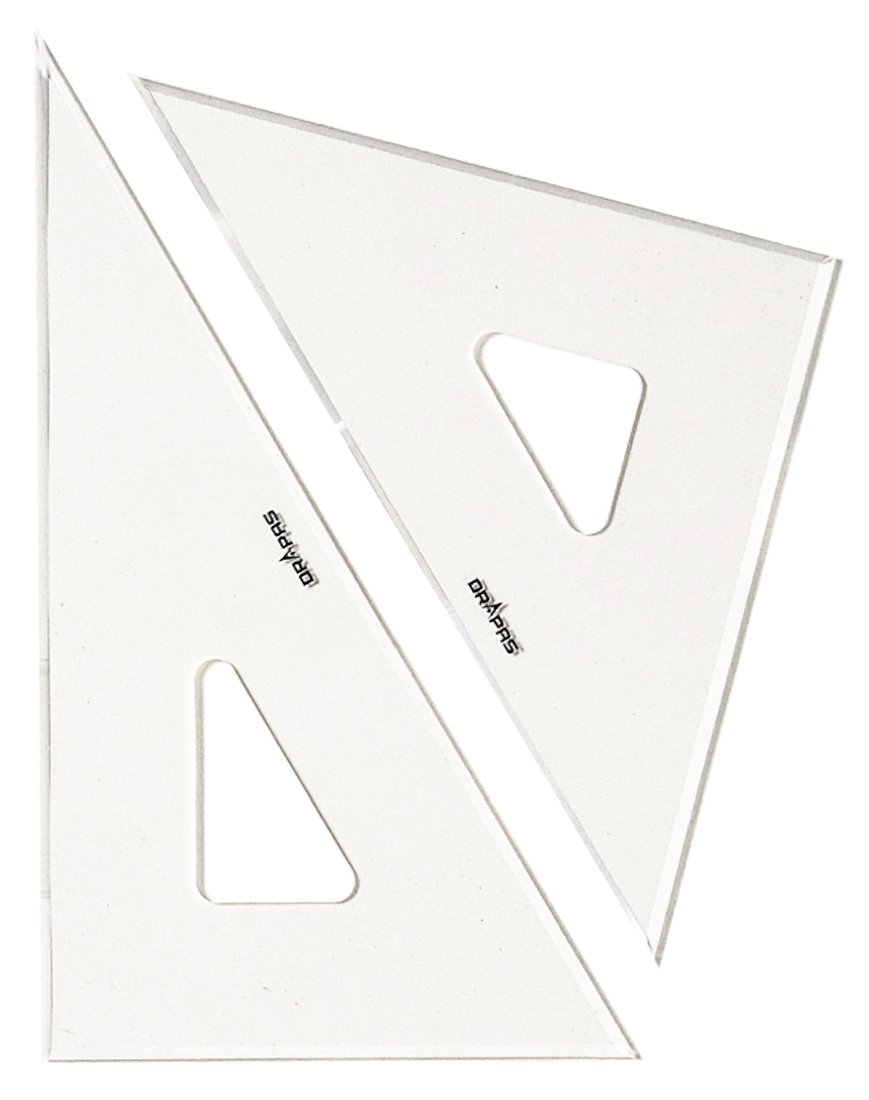 Triangle de dessin Dorapasu 30cm 13238 accessoire de géométrie - 2