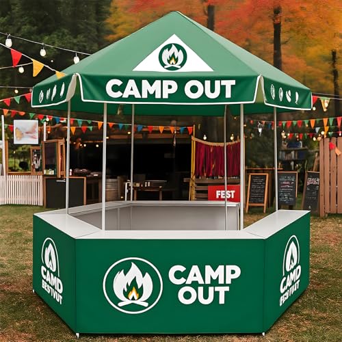 Hillicon Custom 10x10 Canopy Tent with Logo, Portable...