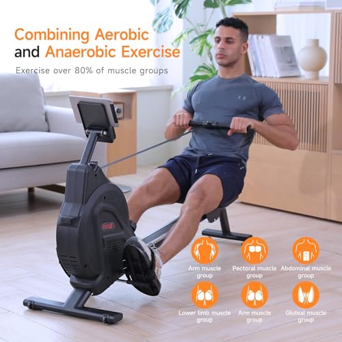 Remo de apartamento Sistema de Frenado Magnético Silenciador 16 Niveles de Resistencia Capacidad Máxima 120KG - Imagen 6