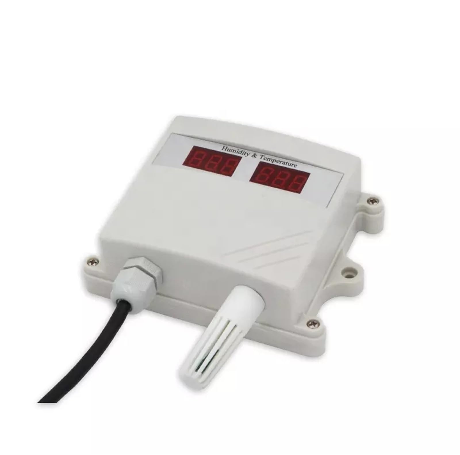 Sensor de temperatura y humedad de invernadero, Sensor de temperatura y humedad Modbus con pantalla