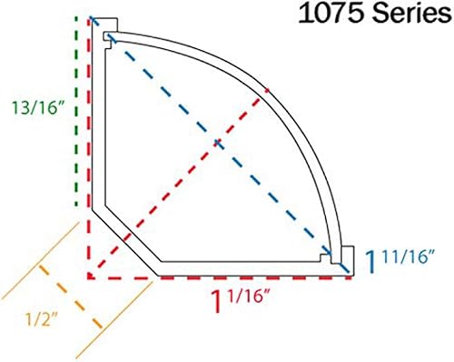 Vista 20 de Electriduct Canaleta de cable de conducto de esquina pequeña (Serie 1075), 5 pies, color blanco Blanco,Beige,Negro