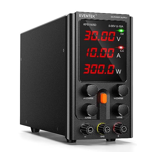 Alimentation de Laboratoire 30V 10A, Alimentation de à Commutation Réglable avec Affichage LED à...