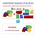 Brickyard Building Blocks 177 Pieces Large Building Block Toys for Children Ages 1.5-5, Bulk Block Set, Compatible with Duplo (177 pcs)