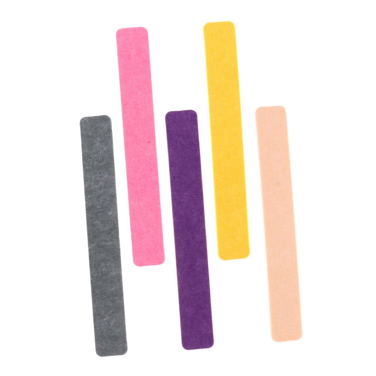 SEWACC 5pcs Felt Bulletin Board Strips Wall Memo Display Self-Adhesive Note Boards for Classroom Office and Home Decor Easy to Use Protect Walls from Pushpins