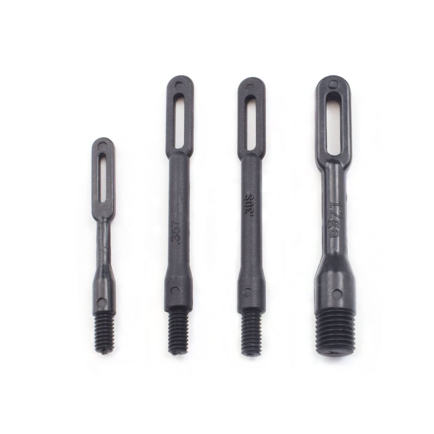 Solid Brass Gun Cleaning Jag Set, Jag, Bore Brush, Slotted Tips (4 Plastic)