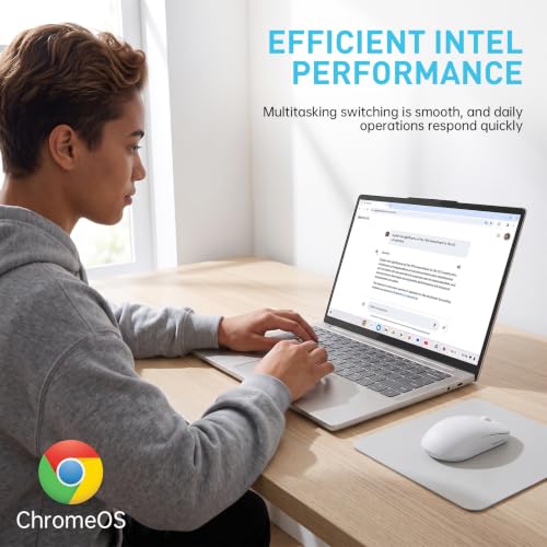 Image of Lenovo Chromebook 14 inch WUXGA Touchscreen Laptop w /Intel 4-core CPU for Home