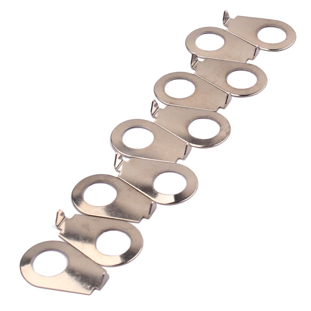 Knob Pointers Compatibile Gibson Manopola Di Controllo Posizione Puntatore Per Potenziometro 10 Pezzi Per Chitarra Elettrica - cromo