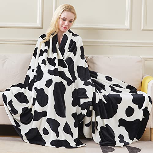 Hozy Manta Suave 350g M Franela Reversible - Manta Para Cama Sofa Cubre Sofas Sin Electricidad Estática - Manta Universal Cuatro Estaciones - Cow 230x270 Cm Hozy Manta Suave 350g M Franela Reversible - Manta Para Cama Sofa Cubre Sofas Sin Electricidad Estática - Manta Universal Cuatro Estaciones - Cow 230x270 Cm