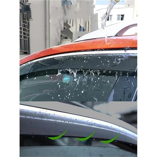Abri sourcils pluie Toyota Sienna XL40 déflecteur voiture contre infiltrations eau - 6