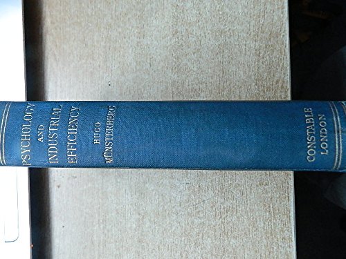 Psychology and Industrial Efficiency B000NJMS1C Book Cover