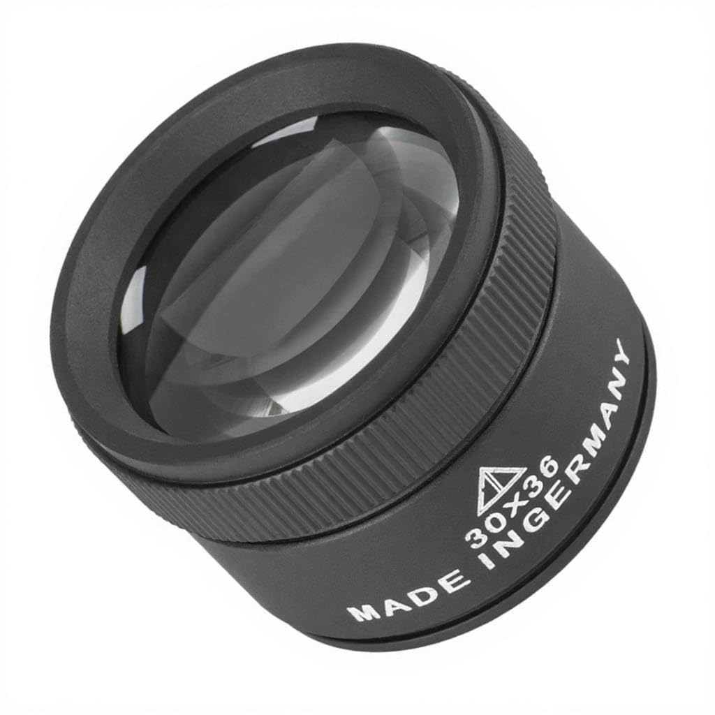 Professional 30X 36mm Magnify Glass Lens Watch Magnifier Loupe Handheld Coin Stamps Jewelry Loupe Portable Pocket Magnifier