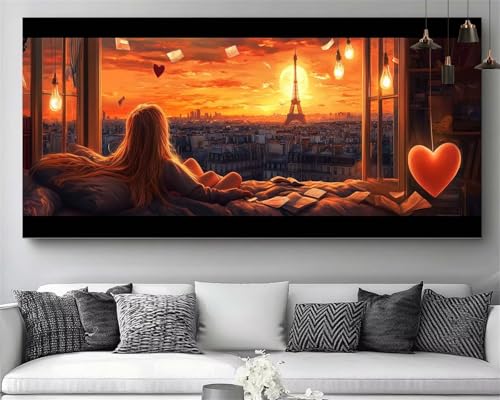 Broderie diamant 5D Tour Eiffel en cristaux strass haut de gamme