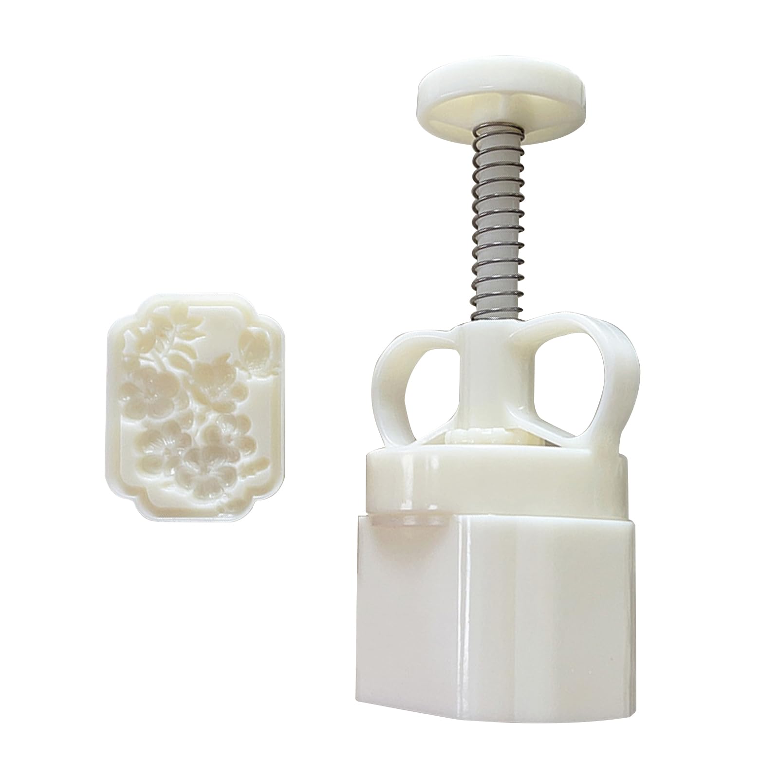 Elnwnnkc Pomegranate Flower Cake Mold MidAutumn Festival Makers Cookie Stamps Hand Pressure Baking Tool Cake Makers Gift