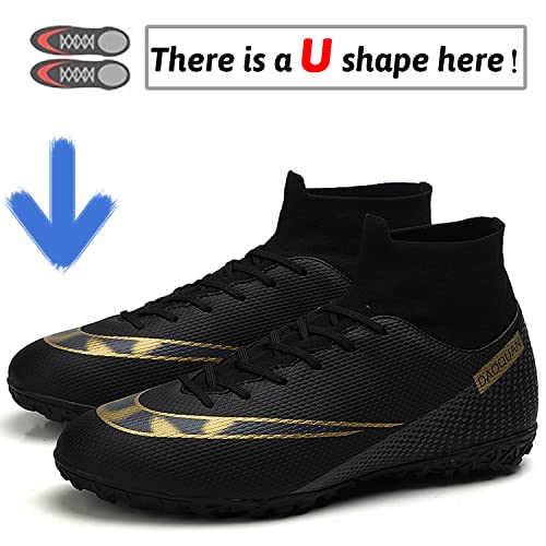 ASOCO DREAM Fußballschuhe Herren TF Fussballschuhe Kinder High Top Professionelle Athletics Trainingsschuhe Erwachsene Outdoor Sport Turf Football Schuhe - Image 4