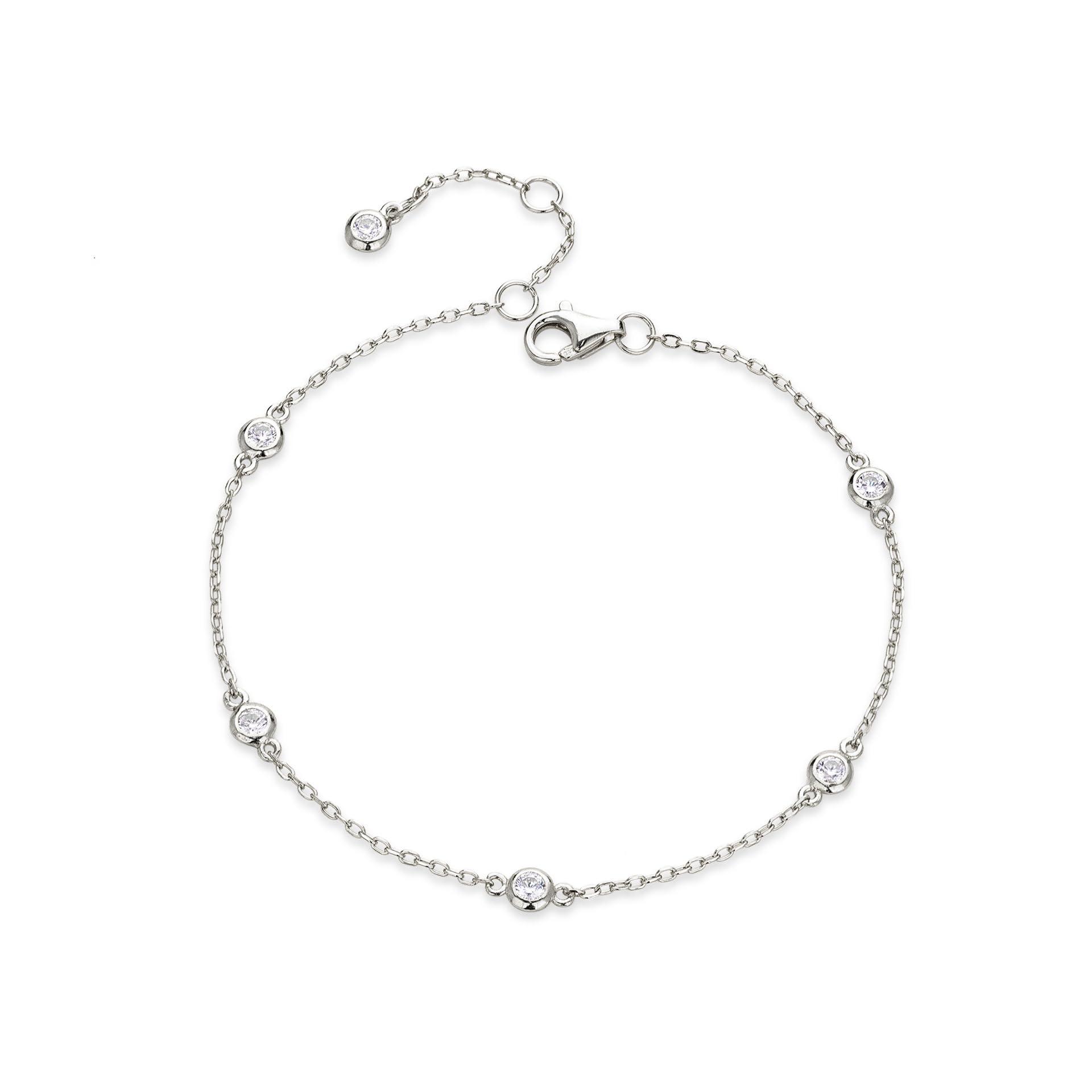 Pulseras De Plata Ley 925 Para Mujer，Pulsera De Cadena Fina De Plata De Ley S925 De Alta Gama Con Hebilla De Resorte Ajustable, Joyería Energética Para Mujer.