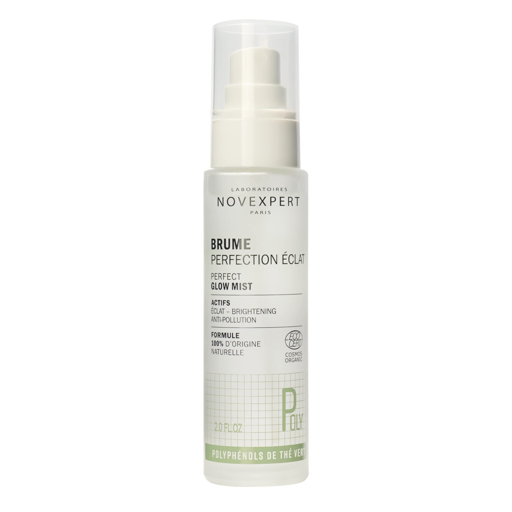 Novexpert Perfect Glow Mist - Lightens Dark Spots - Adds Radiance to Complexion - Hypoallergenic - Reduces Melanin Production - Suitable for all Skin Types - Made with Natural Ingredients - 2 oz