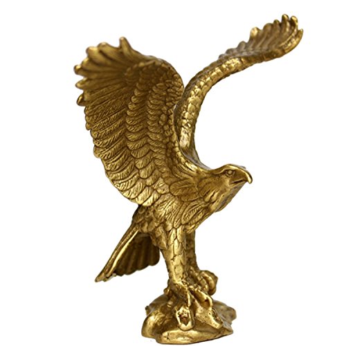 Yunhao Chinesische Bronze-Statue Adler / Falke Figur aus Messing