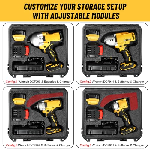 High-Torque Cordless Impact Wrench Kit