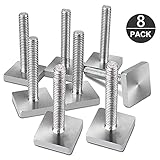 🟠 Packungsinhalt: Es gibt 8 Sätze unserer Vierkantschrauben, genug für Ihr tägliches Leben und die Montage des Dachträgers.