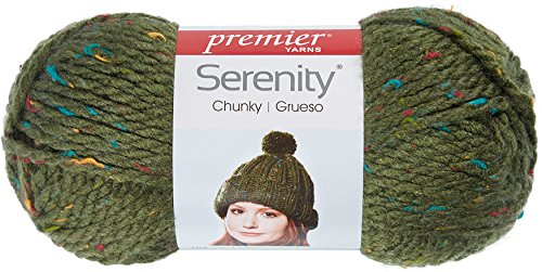 Premier Yarns DN900-4 Deborah Norville Collection Serenity Chunky Tweed Yarn-Cypress