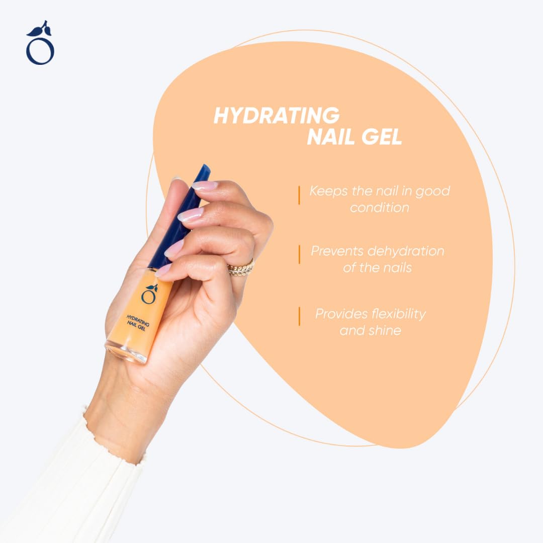 Herome Gel per unghie idratante - Niente più unghie secche o opache, mantieni la naturale morbidezza, forza e lucentezza delle unghie (Hydrating Nail Gel) - 10ml.