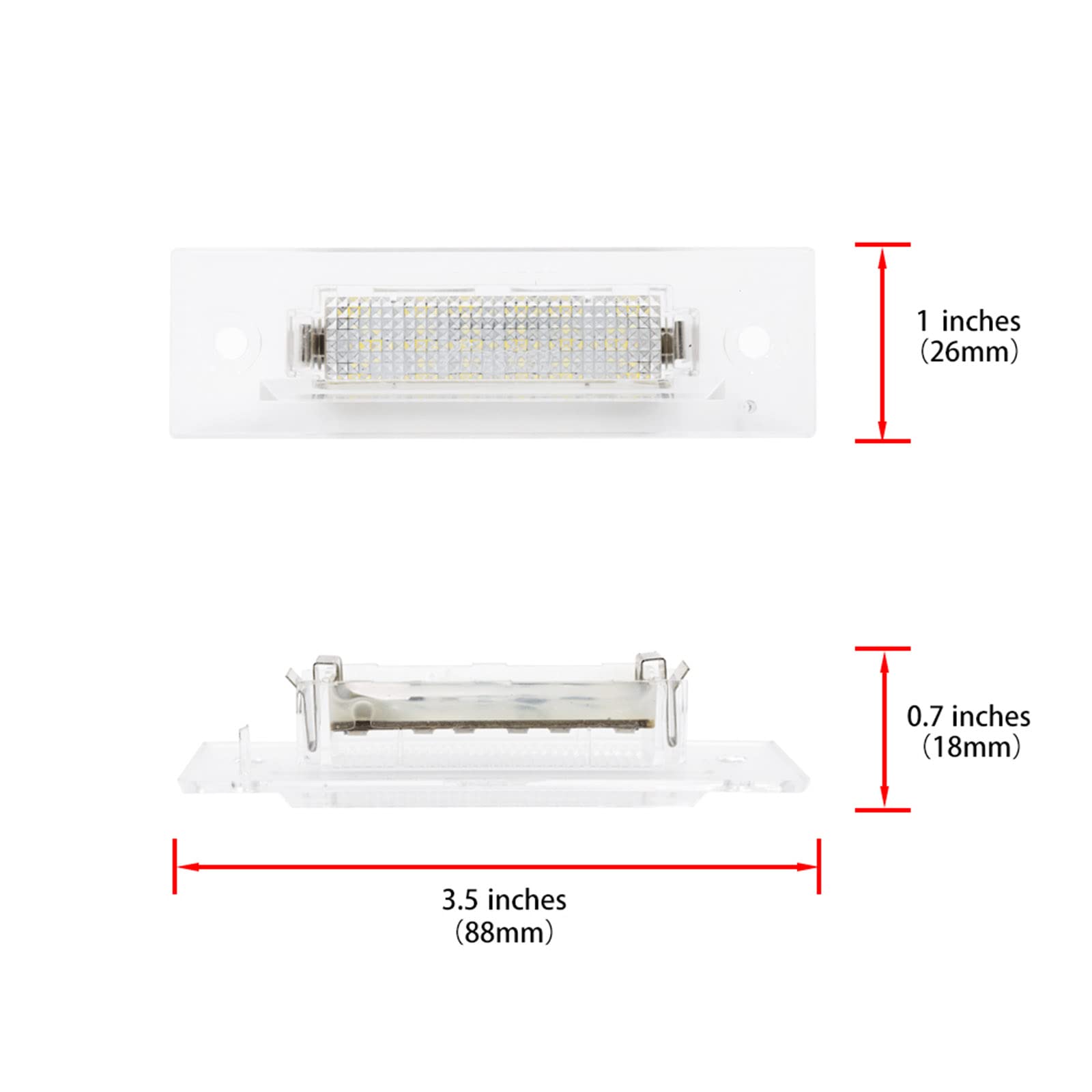 2x oświetlenie tablicy rejestracyjnej LED dla Porsche 911 Carrera 964 968 986 993 996 Boxster SMD Canbus bez błędu Led Tag lampa