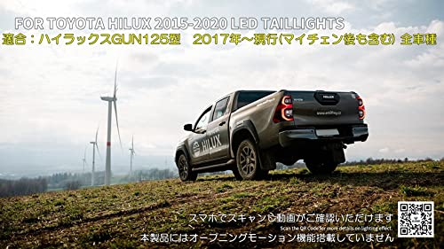 Amazon | VLAND ハイラックス GUN125 LEDテールランプ 後期純正仕様  