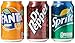 Price comparison product image 30 Cans Variety Pack 10x330ml Cans Of Dr Pepper, 10x330ml Cans Of Fanta, 10x330ml Cans Of Sprite