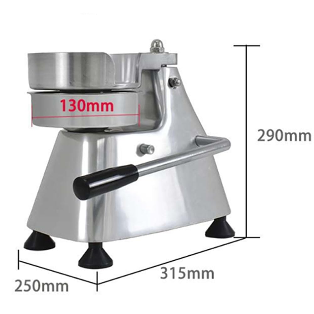 Maszyna Do Formowania Kotletów Burgerowych, Stal Nierdzewna, Ręczna Prasa Do Burgerów Do Kuchni Gourmet, Rozmiar 150 Mm(130 Mm)