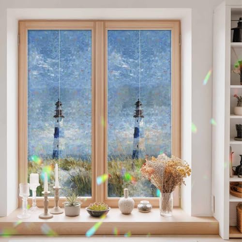 Película para ventana de privacidad arcoíris 23.6 x 59 pulgadas miniatura 2