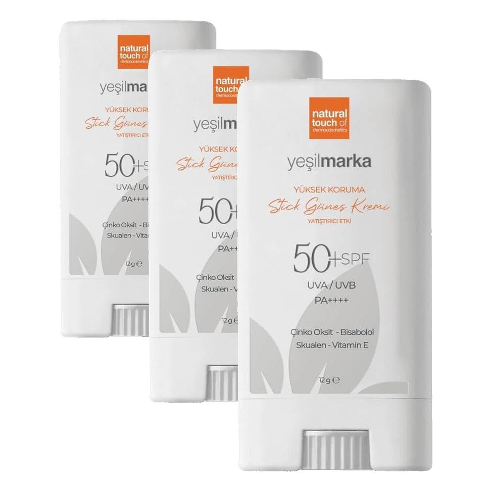 Yeşilmarka Stick Sun Screen 50 SPF Güneş Koruyucu Krem (3 paketi)