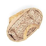 Disvaltoys Capazo Moisés Mimbre para Muñecas Pequeño Mini