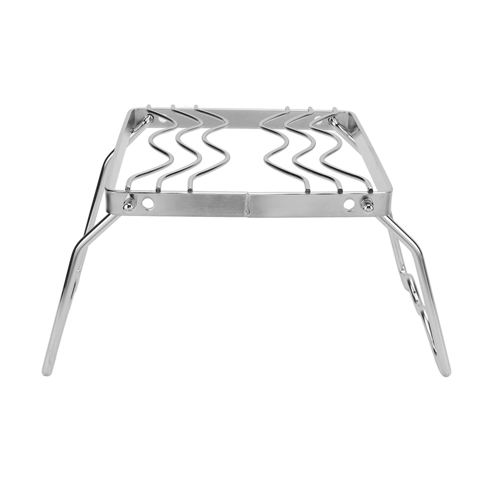 Ubervia Fire Pits & Bowls - Collapsible Fire Pit Grill Fire Pit Grill S Shape Corrosion Resistance Mini Light Weight for Barbecues-image-48