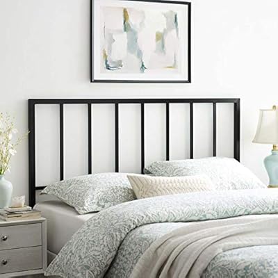 Modway Tatum Modern Farmhouse Metal Queen Headboard in Black 51+oq9JcLXL. SS400