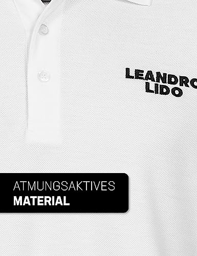 Leandro Lido "Sorrent" Uomo Polo Bianco - 4