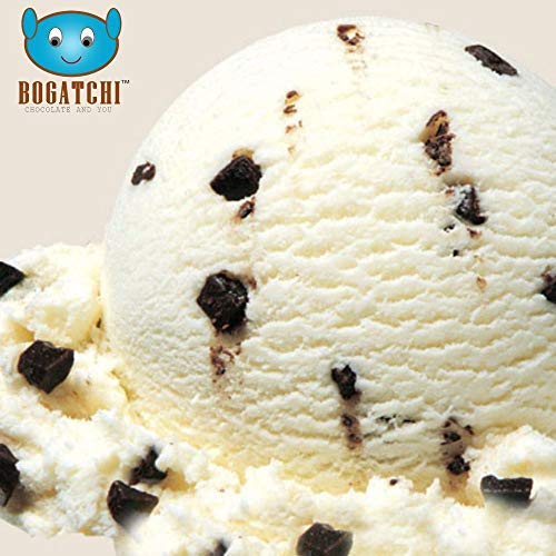 Image of BOGATCHI Chocolate Chips for Decoration Coffee, Ice Creams and Shakes, Milk Chocolate Chips, Milk Chocolate Chips, Gluten Free and Tasty, 200g with Free Measuring Spoon