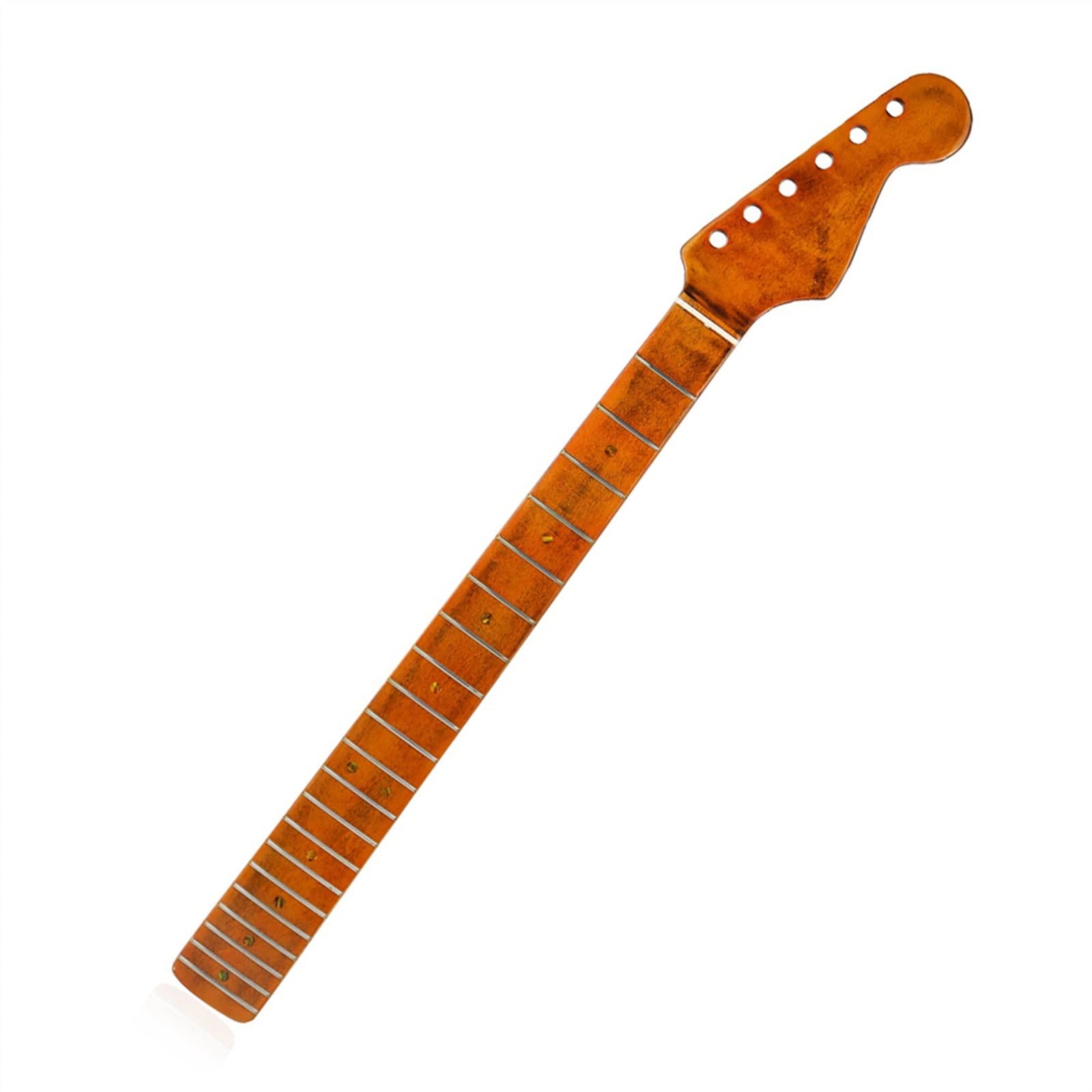 Remplacement du Manche de Guitare Manche De Guitare 22 Frettes Pièces D'instruments De Musique De Touche Pièces De Guitares De Fretboard pour L'utilisation d'entretien De Réparation