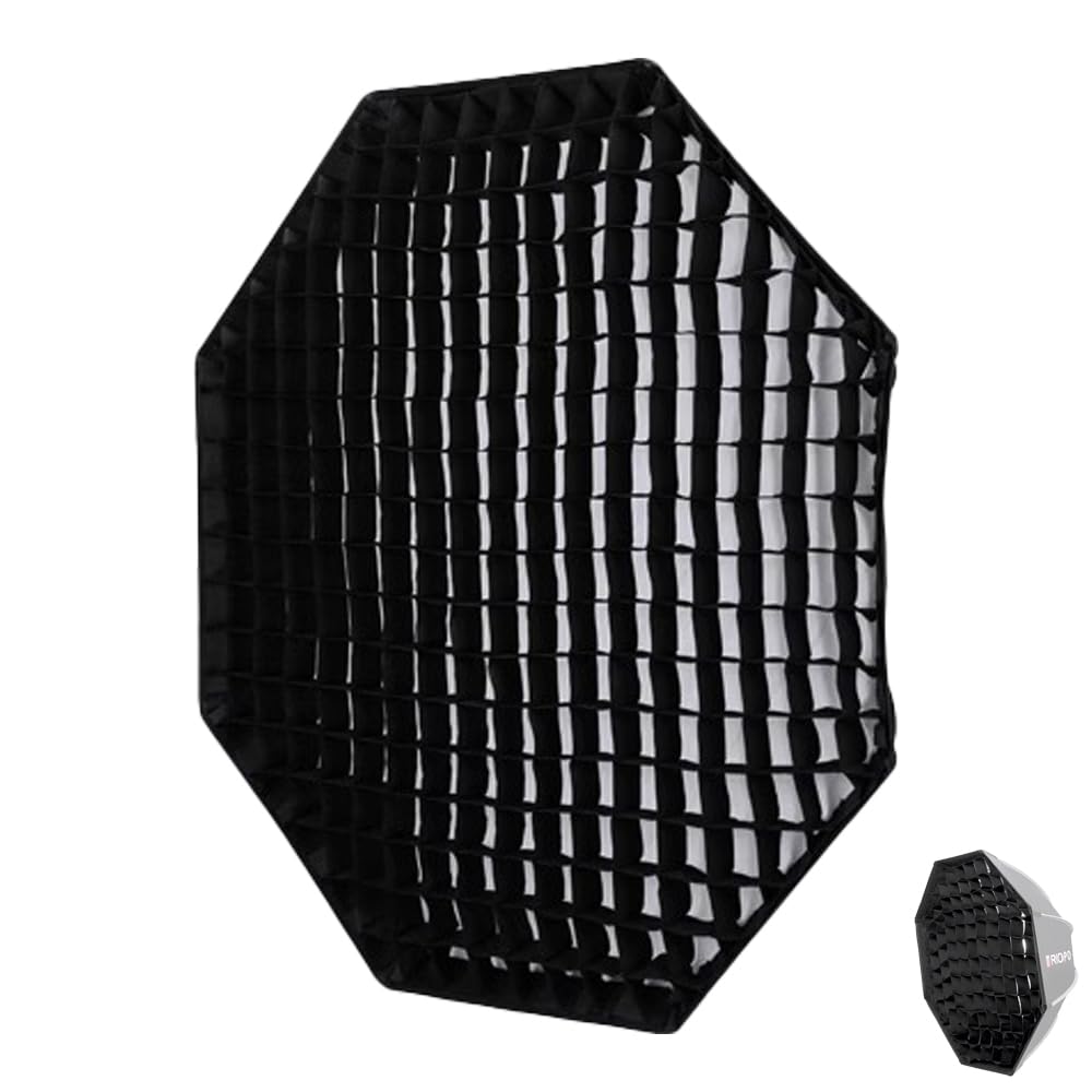 INVINEEX Honeycomb Grid for 65cm/26 Octagonal Softbox - Portable Light Control Grid Compatible (Black, Grid Only)