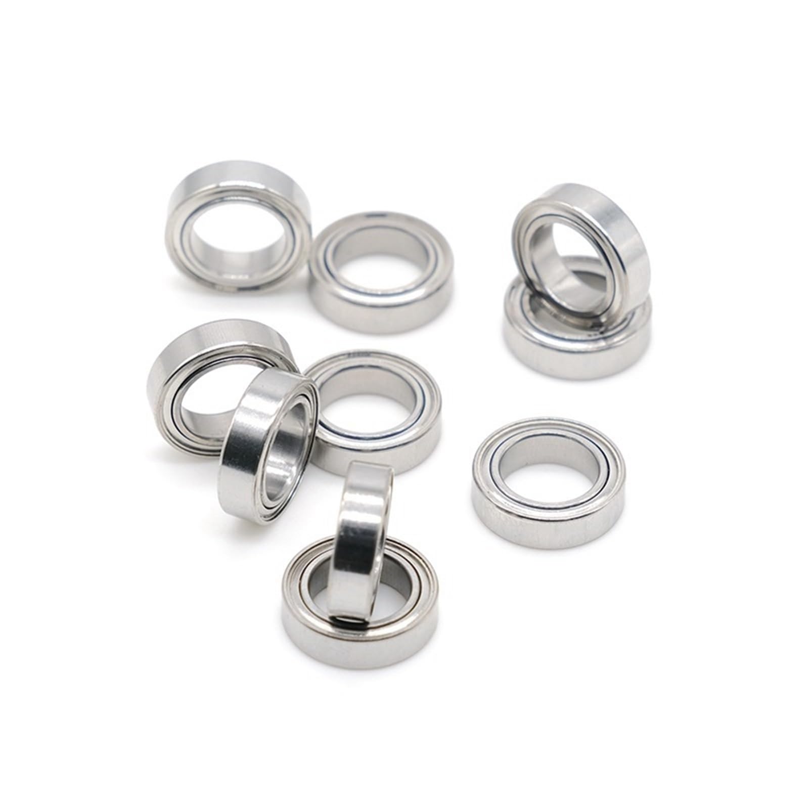 Rodamientos de bolas de ranura profunda R168Z R168-2ZZ (6,35 x 9,525 x 3,175 mm, 1/4 x 3/8 x 1/8 pulgadas, 5 unidades)