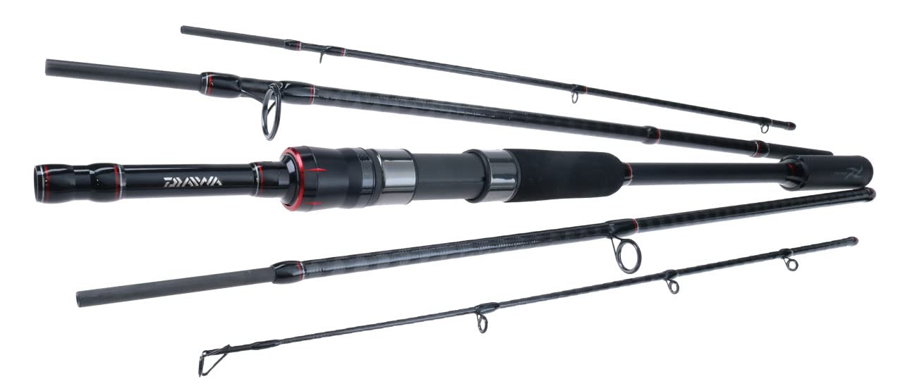Daiwa Ninja Travel Canna da Pesca a Spinning Ideale per Tutti i Pesci Predatori Sia in Mare Che Fiume e Lago