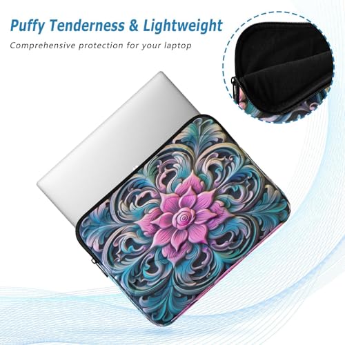 Funda Mandala Lotus Flower para Portátiles 13-14 Pulgadas miniatura 5