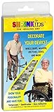 Medical Device Decorating Cover Kit | Fun Fashionable Shrink Wrap Decorations - Walkers Wheelchairs Canes Crutches IV Poles | Temporary Uses No Adhesive by Shrinkins The Healing Art | Adult & Teen