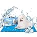 Nobleza Alfombrilla Refrescante para Perros Gatos, Manta Refrigerante Perro, Cama Perro Refrescante para Mascotas Pequeña/Mediano, Alfombra de Gel Activada por Presión, 40 * 50cm, S