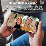 Geeni Smart Video Doorbell, 1080p HD, Motion Detection, Night Vision, Two-Way Audio, Weather-Resistant, Wired Installation, Alexa & Google Assistant Compatible, Wi-Fi Security Camera - Image 3